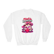 Load image into Gallery viewer, Repticon Youth Crewneck Sweatshirt w/ Valentine&#39;s Frogs
