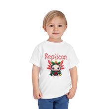 Load image into Gallery viewer, Repticon Toddler Short Sleeve Tee w/ Axolotl Christmas Tree
