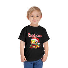 Load image into Gallery viewer, Repticon Toddler Short Sleeve Tee w/ Amphibian Santa
