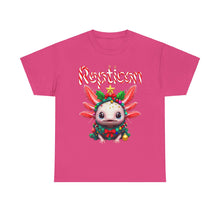 Load image into Gallery viewer, Repticon Unisex Heavy Cotton Tee w/ Axolotl Christmas Tree
