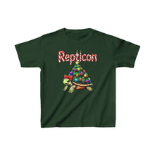 Load image into Gallery viewer, Repticon Kids Heavy Cotton™ Tee w/ Tortoise Christmas Tree
