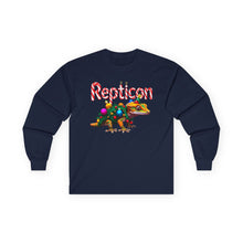 Load image into Gallery viewer, Repticon Unisex Ultra Cotton Long Sleeve Tee w/ Crested Gecko Christmas Tree
