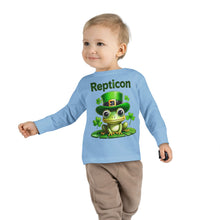 Load image into Gallery viewer, Repticon Toddler Long Sleeve Tee w/ Frog
