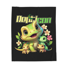Load image into Gallery viewer, Repticon Velveteen Plush Blanket /w Lizards
