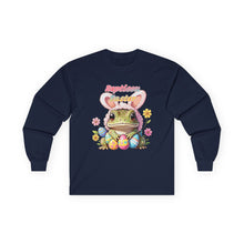 Load image into Gallery viewer, Repticon Unisex Ultra Cotton Long Sleeve Tee w/ Easter Frog
