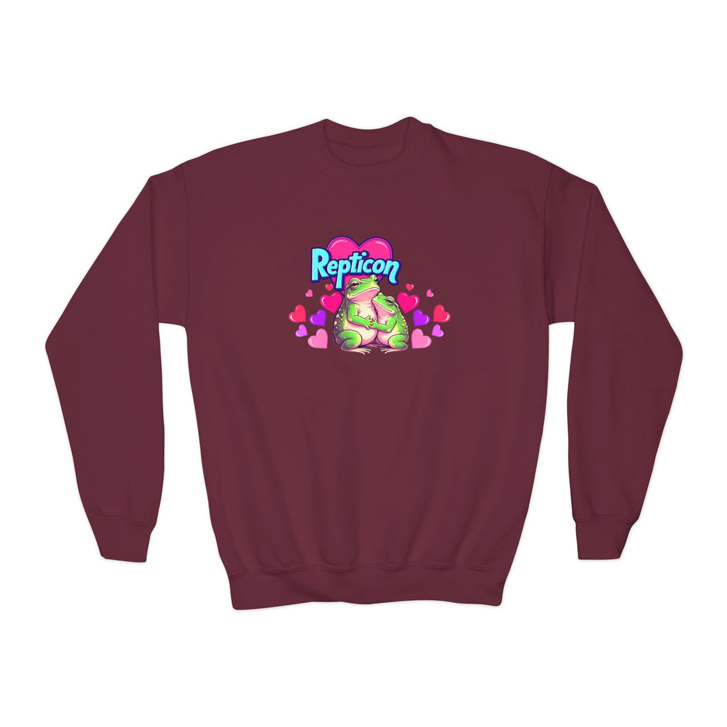 Repticon Youth Crewneck Sweatshirt w/ Valentine Toads