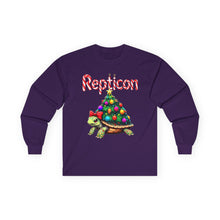 Load image into Gallery viewer, Repticon Unisex Ultra Cotton Long Sleeve Tee w/ Tortoise Christmas Tree
