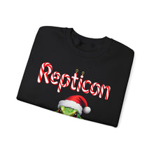 Load image into Gallery viewer, Repticon Unisex Heavy Blend™ Crewneck Sweatshirt w/ Lizard Santa
