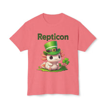 Load image into Gallery viewer, Repticon Unisex HD Cotton™ T-shirt w/ Axolotl

