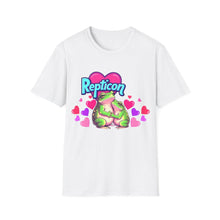 Load image into Gallery viewer, Repticon Unisex Softstyle T-Shirt w/ Valentine Frogs
