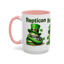 Load image into Gallery viewer, Repticon Accent Coffee Mug w/ St. Patrick&#39;s Day
