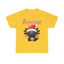 Load image into Gallery viewer, Repticon Unisex Heavy Cotton Tee w/ Axolotl Santa
