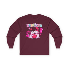 Load image into Gallery viewer, Repticon Unisex Ultra Cotton Long Sleeve Tee w/ Valentine Axolotls
