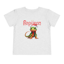 Load image into Gallery viewer, Repticon Toddler Short Sleeve Tee w/ Lizard Santa
