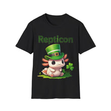 Load image into Gallery viewer, Repticon Unisex Softstyle T-Shirt w/ Axolotl
