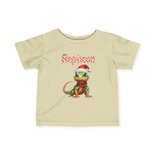 Load image into Gallery viewer, Repticon Infant Fine Jersey Tee w/ Lizard Santa
