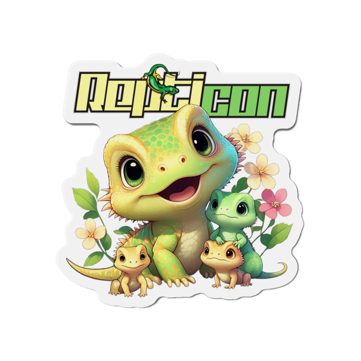 Repticon Die-Cut Magnets w/ Lizards – Repticon Market