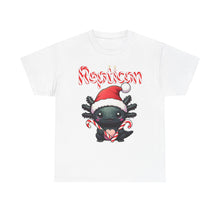 Load image into Gallery viewer, Repticon Unisex Heavy Cotton Tee w/ Axolotl Santa
