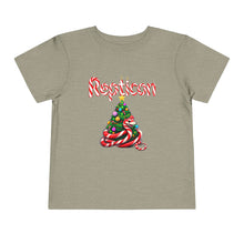 Load image into Gallery viewer, Repticon Toddler Short Sleeve Tee w/ Candy Cane Christmas Tree
