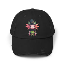 Load image into Gallery viewer, Repticon Unisex Distressed Cap w/ Axolotl
