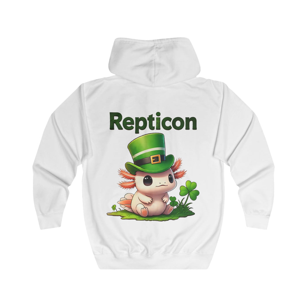 Repticon Unisex Full Zip Hoodie w/ Axolotl