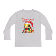 Load image into Gallery viewer, Repticon Youth Long Sleeve Competitor Tee w/ Amphibian Santa
