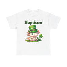 Load image into Gallery viewer, Repticon Unisex Heavy Cotton Tee w/ Axolotl
