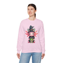 Load image into Gallery viewer, Repticon Women&#39;s Heavy Blend™ Crewneck Sweatshirt w/ Axolotl
