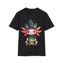 Load image into Gallery viewer, Repticon Unisex Softstyle T-Shirt w/ Axolotl
