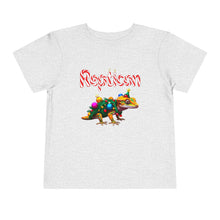 Load image into Gallery viewer, Repticon Toddler Short Sleeve Tee w/ Crested Gecko Christmas Tree
