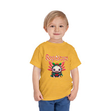 Load image into Gallery viewer, Repticon Toddler Short Sleeve Tee w/ Axolotl Christmas Tree
