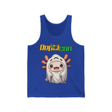 Load image into Gallery viewer, Repticon Unisex Jersey Tank w/ Axolotl Ghost

