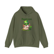Load image into Gallery viewer, Repticon Unisex Heavy Blend™ Hooded Sweatshirt w/ Axolotl
