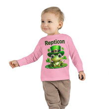 Load image into Gallery viewer, Repticon Toddler Long Sleeve Tee w/ Frog

