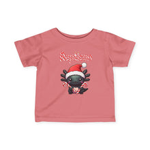 Load image into Gallery viewer, Repticon Infant Fine Jersey Tee w/ Axolotl Santa
