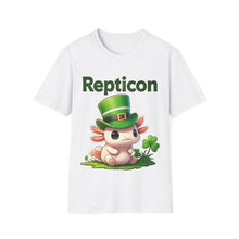 Load image into Gallery viewer, Repticon Unisex Softstyle T-Shirt w/ Axolotl
