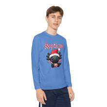 Load image into Gallery viewer, Repticon Youth Long Sleeve Competitor Tee w/ Axolotl Santa
