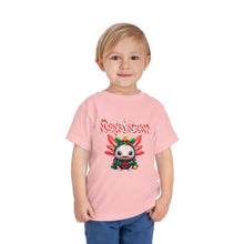 Load image into Gallery viewer, Repticon Toddler Short Sleeve Tee w/ Axolotl Christmas Tree
