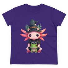 Load image into Gallery viewer, Repticon Women&#39;s Midweight Cotton Tee w/ Axolotl
