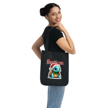 Load image into Gallery viewer, Repticon Organic Canvas Tote Bag w/ Tortoise Santa
