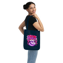 Load image into Gallery viewer, Repticon Organic Canvas Tote Bag w/ Valentine Snakes
