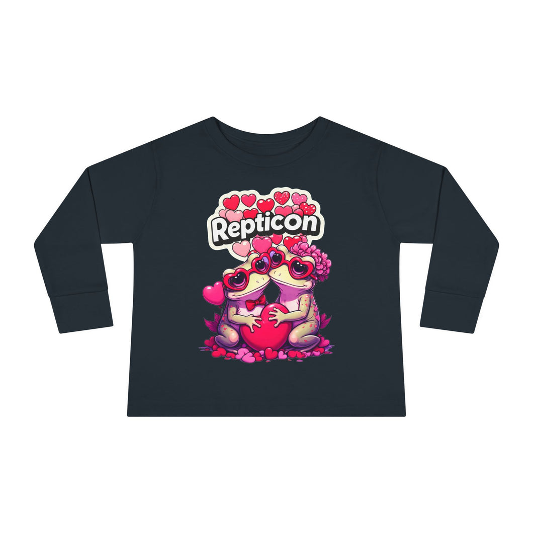 Repticon Toddler Long Sleeve Tee w/ Valentine Toads