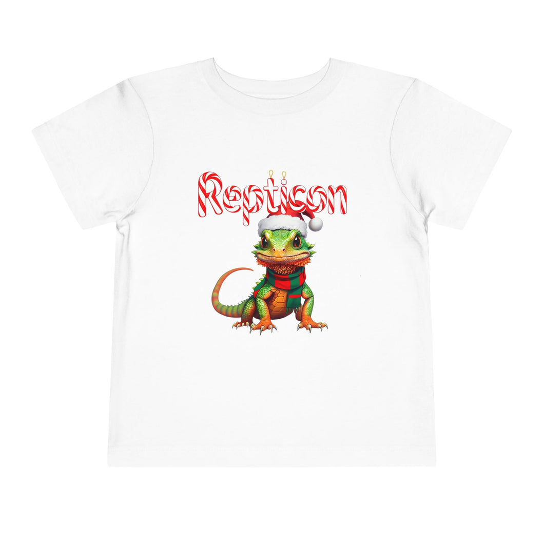 Repticon Toddler Short Sleeve Tee w/ Lizard Santa