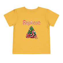 Load image into Gallery viewer, Repticon Toddler Short Sleeve Tee w/ Candy Cane Christmas Tree
