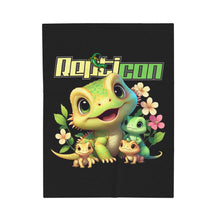 Load image into Gallery viewer, Repticon Velveteen Plush Blanket /w Lizards
