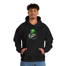 Load image into Gallery viewer, Repticon Men&#39;s Heavy Blend™ Hooded Sweatshirt w/ Black Snake
