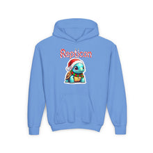 Load image into Gallery viewer, Repticon Youth Heavy Blend Hooded Sweatshirt w/ Tortoise Santa
