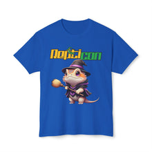Load image into Gallery viewer, Repticon Unisex HD Cotton™ T-shirt w/ Bearded Dragon Witch
