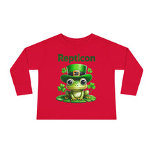 Load image into Gallery viewer, Repticon Toddler Long Sleeve Tee w/ Frog
