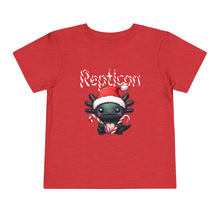 Load image into Gallery viewer, Repticon Toddler Short Sleeve Tee w/ Axolotl Santa
